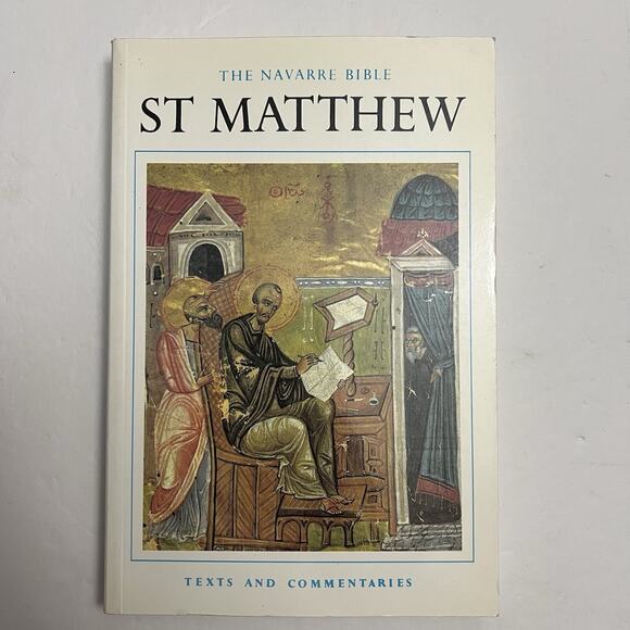 The Navarre Bible St Matthew Texts and Commentaries Paperback Revised Standard - Picture 1 of 7